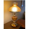 Image 1 : Vintage Blown Glass Lamp (Tested And Works) 22T