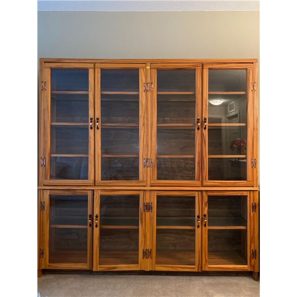 Large One Piece China Cabinet 72L x 13D x 72T
