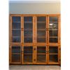 Image 1 : Large One Piece China Cabinet 72L x 13D x 72T