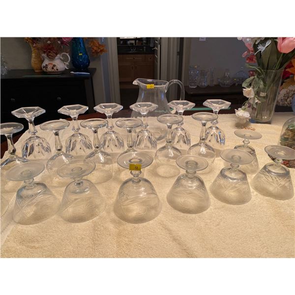 Large Assortment Of Crystal Dishware Beck Auctions Inc.