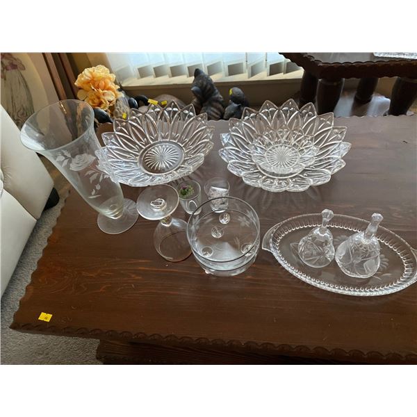 Assortment Of Decorative Glassware
