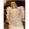 Image 1 : Americana Sweetheart Collection Alexandra Wedding Doll With Parasol