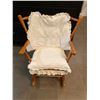 Image 1 : Miniature Wooden Rocking Chair 24L x 16W x 26T