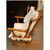 Image 2 : Miniature Wooden Rocking Chair 24L x 16W x 26T