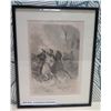 Image 1 : Cavalcade of Hawaiians 1873 Engraving, Framed, 10.5"x13"