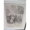 Image 2 : Cavalcade of Hawaiians 1873 Engraving, Framed, 10.5"x13"