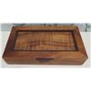 Image 1 : Koa Wood Jewelry Box w/ Winga Wood Accent, 13.5"x7.75"x2.75"H