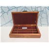 Image 2 : Koa Wood Jewelry Box w/ Winga Wood Accent, 13.5"x7.75"x2.75"H