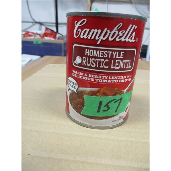 SHELF PULLS (AS IS):  RUSTIC LENTIL SOUP (540ML)