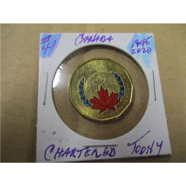 1945 - 2020 CANADA CHARTER BU TOONIE