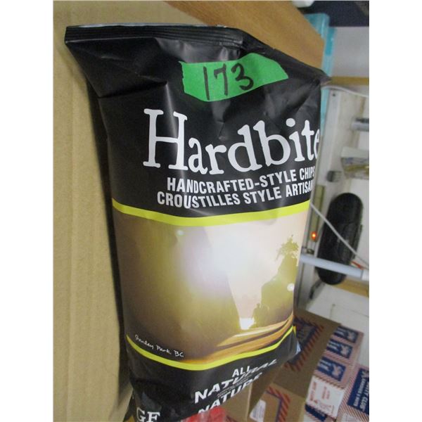 SHELF PULLS (AS IS):  HARDBITE NATURAL CHIPS (150G) - BAG