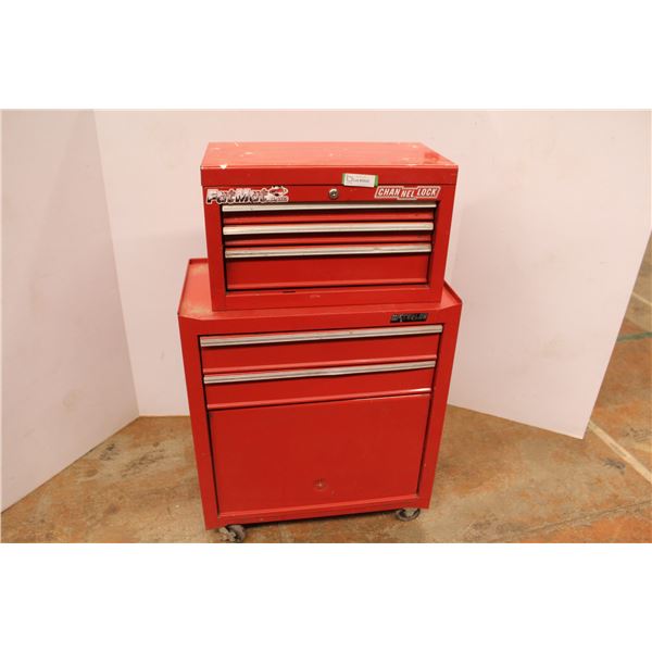 * (2) Piece Rolling Tool Box - 14" x 26" x 43"
