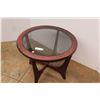 Image 4 : * Round Glass Top End Table - 24" Round x 20"