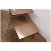 Image 3 : * 2-Tier MCM End Table - 17" x 24" x 23"