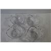 Image 2 : (4) Glass Handled Fruit Dishes