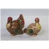 Image 3 : Salt & Pepper Shakers - Turkeys