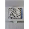Image 1 : (3) Sheets of Foreign Coins - 20 Coins/Sheet