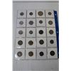 Image 4 : (3) Sheets of Foreign Coins - 20 Coins/Sheet