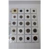 Image 7 : (3) Sheets of Foreign Coins - 20 Coins/Sheet