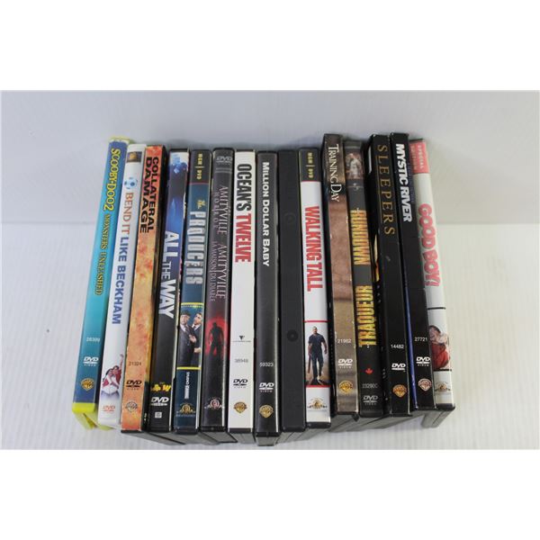 (15) DVD's - Ocean's Twelve, Walking Tall, etc.