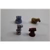 Image 4 : (12) Mixed Red Rose Tea ( Wade) Figurines