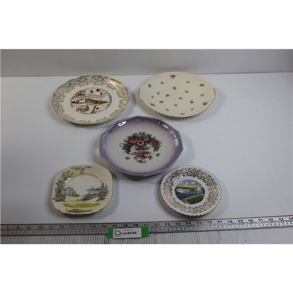 Vintage Serving Plates & Collectible Plates