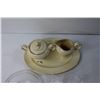 Image 4 : Cream and Sugar Set, Glasses and Glass Lid