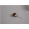 Image 4 : Sterling Silver Carnelian Ring - Size 7.5