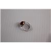 Image 3 : Sterling Silver Carnelian Ring - Size 7