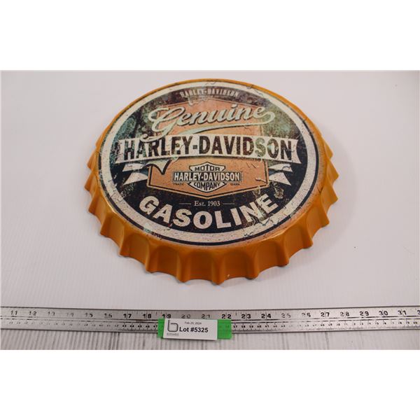 Harley-Davidson Wall Bottle Cap - 16 1/2"