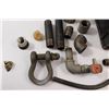 Image 2 : Crate of Pipes, Valves, Black Iron Gas Fittings, Shackles, etc.