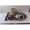 Image 1 : G.E Electric Motor, 25ft Paint Line, Light Socket Cord, Floor On floor Compound