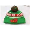 Image 2 : Kids Old Navy Hawaiian Shirt (few Paint Stains), Pet Booties and Mittens, Elf Toque, Dundurn Hockey 