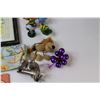 Image 3 : (5) Skylander Figurines, 9.25x9.25 Picture in Frame, Soap Disp. Wine Bag, Small Book & Various Items