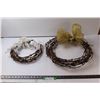 Image 1 : * Barbed Wire Wreaths with Bows
