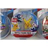 Image 3 : (3) Pokemon Battle Figure Packs - Sealed - Pikachu, Rowlet and Litten, Alolan Muk