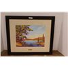 Image 1 : * Framed Picture - 32" x 36" - Cannot Ship