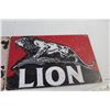 Image 3 : (2) Metal Signs - Lion, Mobiloils