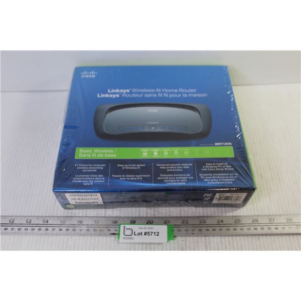 Linksys Wireless-N Home Router - New In Box - Bodnarus Auctioneering