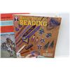 Image 3 : (3) Beading Books, Bead Works, Beads, Leather