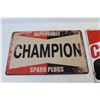 Image 2 : (2) Metal Signs - Castrol, Champion