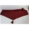 Image 5 : Burgundy Drapery, Child's Moccasins, Cushion Cover
