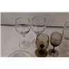 Image 4 : Various Glassware - Wine, Saucers, Cups, Glasses etc.