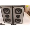 Image 5 : *Kenwood KS-707 Surround Sound Speakers - Front And Rear Pairs 100w Input S/N 30500391 (some damage 