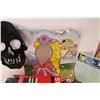 Image 6 : (2)Staples Wall Files, (3) Toddler Hooded Sweatshirts, (1) Kitchen Towel, Party Favors (Skull & Prin