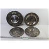 Image 1 : (4) Pewter Plates