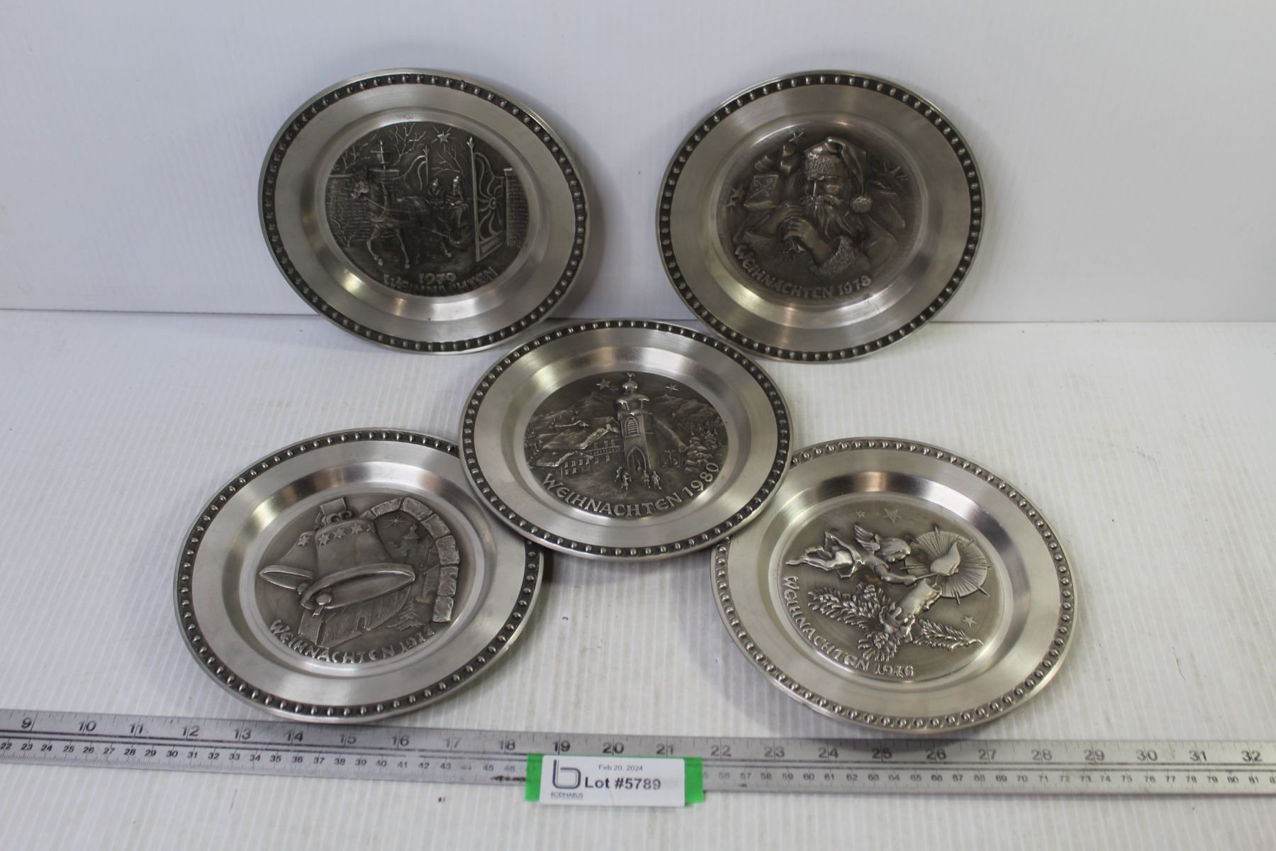 5 Pewter Plates Bodnarus Auctioneering 5-pewter-plates-bodnarus-auctioneering