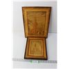 Image 1 : (2) Pieces of Wooden Vintage Art