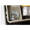Image 10 : Vintage Plano 4200 Tackle Box with contents - Flies, Snell Tying beads, Split Weights, Bobbers, Swiv