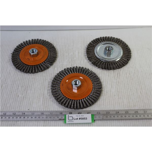 (3) Wire Wheels for Grinder